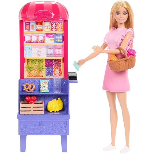 Amazon.co.jp: Barbie Ultimate Kitchen Doll & Playset with Lights